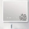 BRUP Affirmation Cards"You Are Strong Beautiful Brave"English Mirror Stickers For Bedroom Cloakroom Window Decoration Wall
