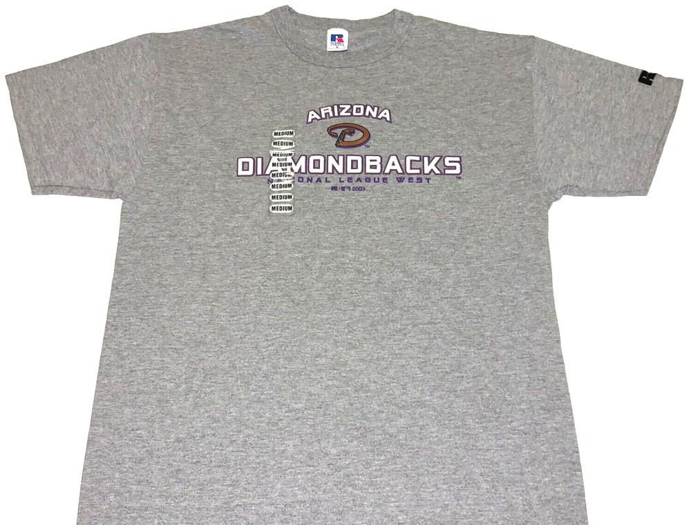 Редкая винтажная футболка бейсбольной команды Arizona Diamondbacks Национальной лиги, 2003 г. Новая! Унисекс футболка MED XXXXL