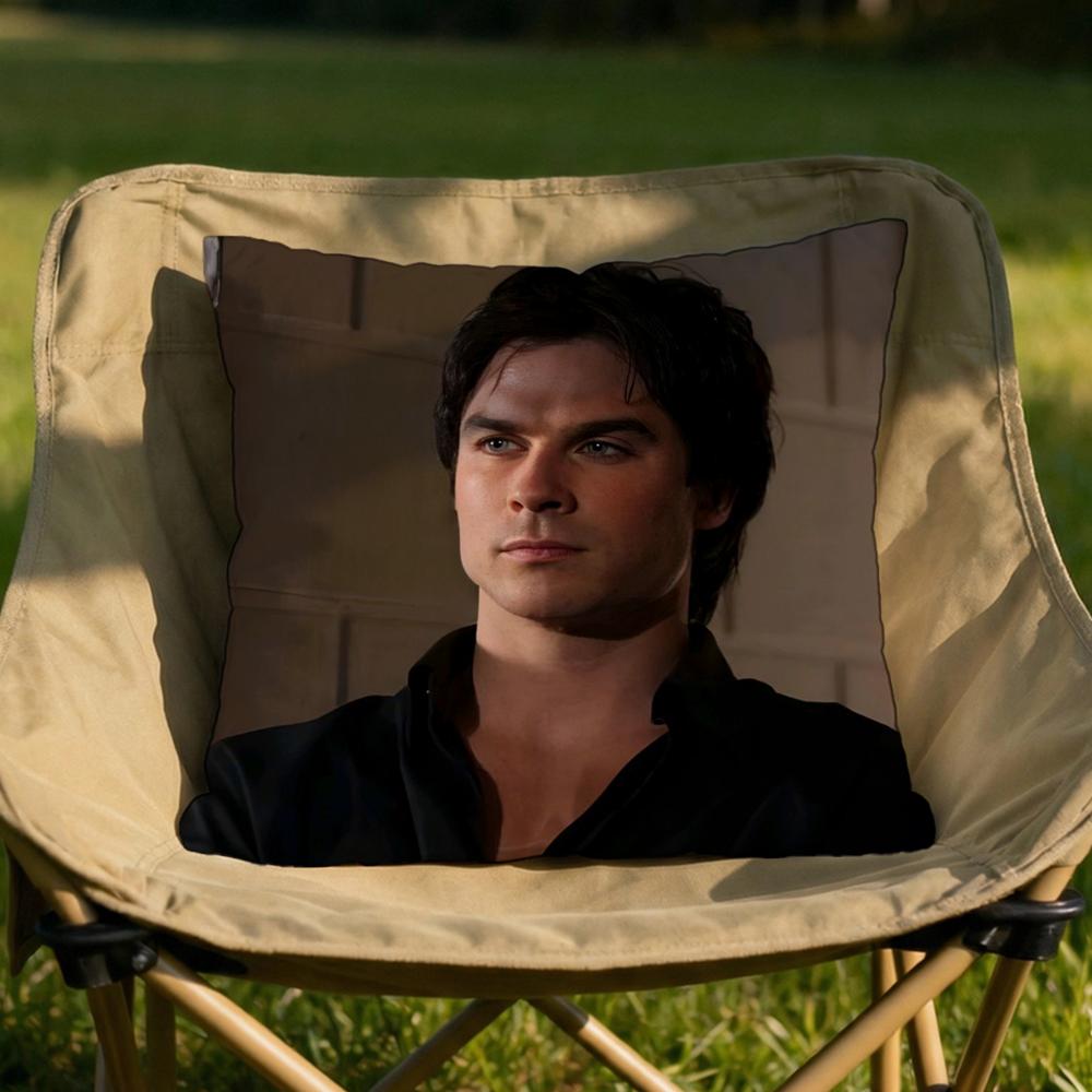 

Damon Salvatore Cushion Cover Soft Reversible Durable Pillow Cover MultiScene Use for Home Car Daily Comfort 30x30cm