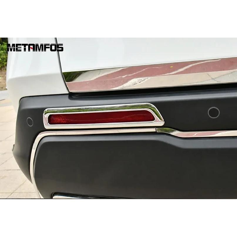 For Honda CR-V CRV  2024 2025 Carbon Fiber Rear Fog Light Lamp Cover Trim Foglamp Frame Protector Accessories Car Styling