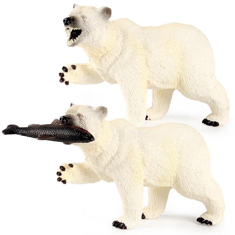 Lifelike Pvc Animal Models Of Polar Bears And Brown Bears Perfect For Home Decor