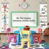 2pcs Boho Rainbow Welcome Banner Classroom Door Decorations Back To School Banner Positive Motivational Colorful Classroom Supplies for Teachers