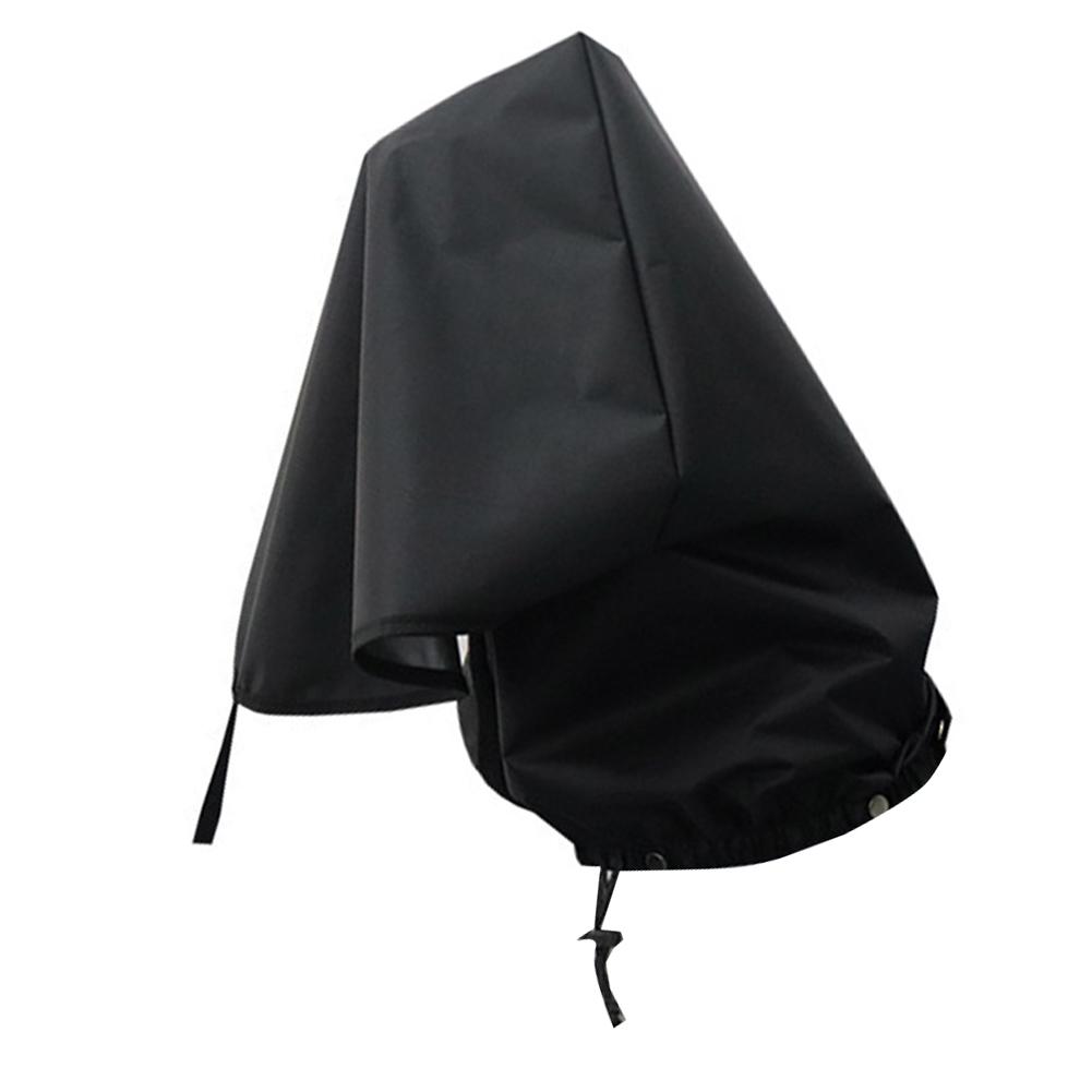 210D Oxford Waterproof For Golf Bag Cover 50x55cm Black Lightweight Foldable Design for Easy Storage and Transport