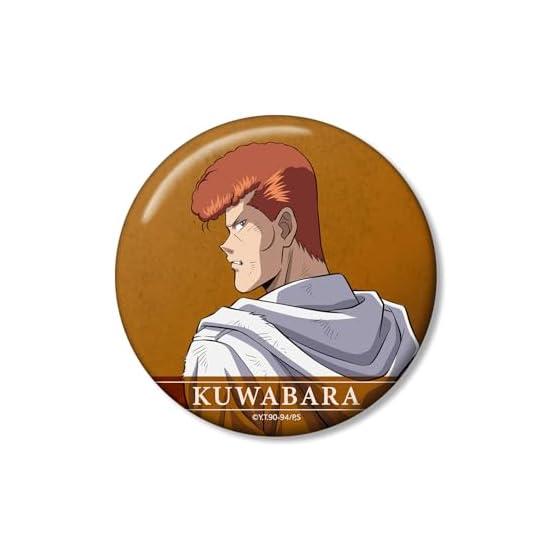 Yu Yu Hakusho TV Anime Kuwabara Kazuma Fighting Back Ver. 100mm Can Badge