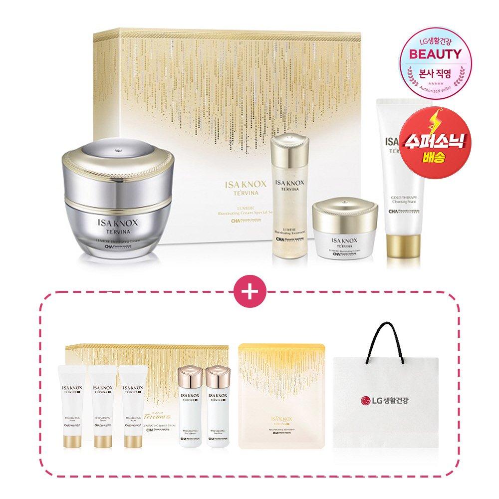 

Tervina Lumiere Cream Special [Основной продукт] 60 мл [Встроенный] Уход 25 мл, Крем 10 мл, Пенка для умывания 40 мл