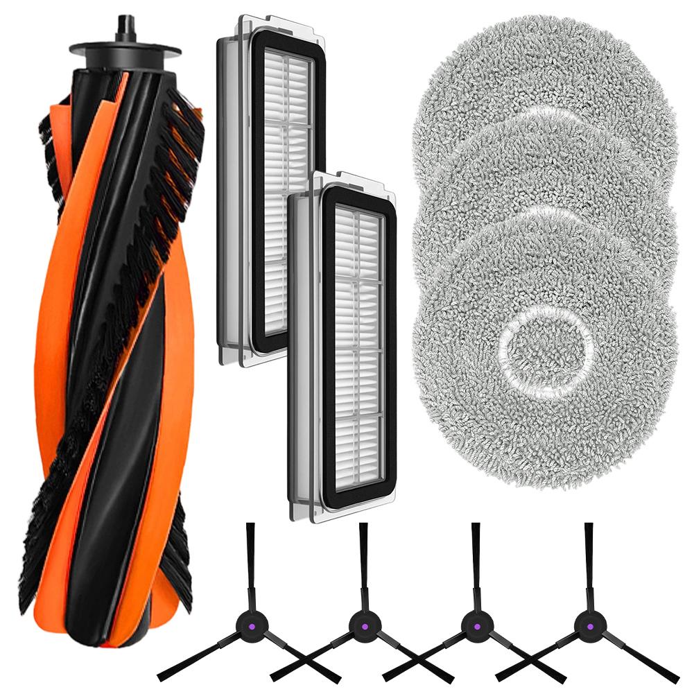 Replacement Main Brush Side Brush Filter Mop Cloth Set For Cecotec For Conga X70 Robot Vacuum Cleaner Home Cleaning Tools