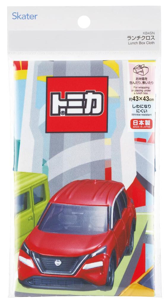 Skater Lunch Tomica Children's Cloth, 43x43cm, 26, Boys', KB4SN-A