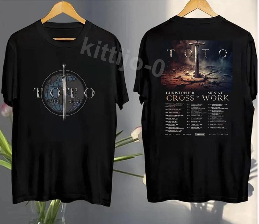 !!! Футболка с концерта TOTO Band Christopher Cross World Tour 2025 Все размеры Унисекс XXL