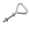 Adjustable Electroplated Kettlebell Handle - Men's Glute Training Dumbbell with 2.5 Small Hole Grip.