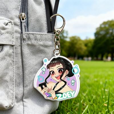 Dämonenjäger Figuren Schlüsselanhänger Cartoon Anime Schlüsselanhänger Anhänger Niedlich Auto Taschen Schlüsselhalter Kawaii Handy Rucksack Hängeanhänger