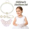 Conjunto Colar de Pérolas da Moda Pérola de Imitação Conjunto Colar Infantil Acessório de Roupa
