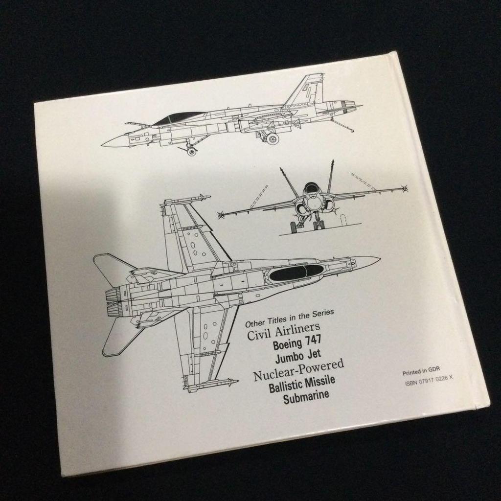 [USED] F/A-18 Hornet Hornet US Air Force Foreign Books Airplane Fighter English