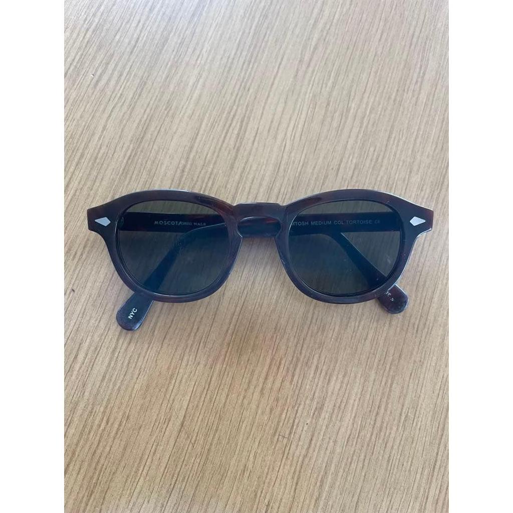 Used Rare MOSCOT LEMTOSH brown tortoiseshell