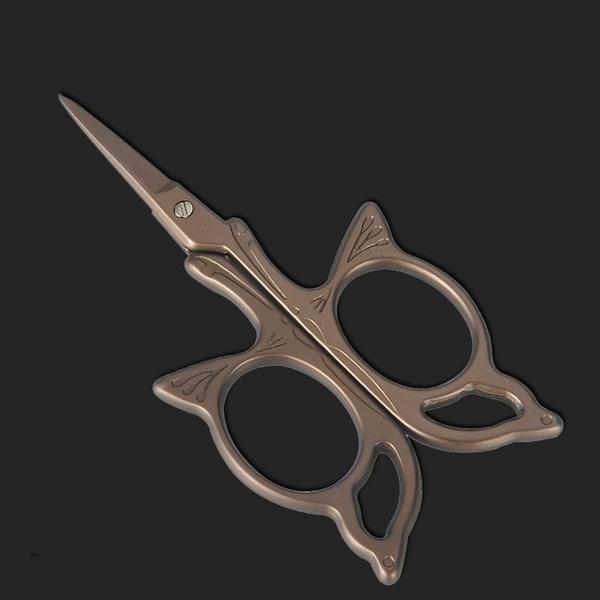 Butterfly Scissors Stainless Steel Household Cross-stitch Scissors Gold-plated Manicure Scissors