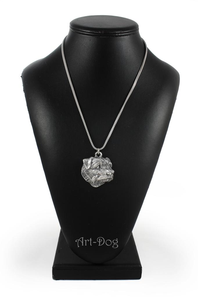 Norfolk Terrier – Necklace with a dog, dog pendant on a silver chain | Art-Dog