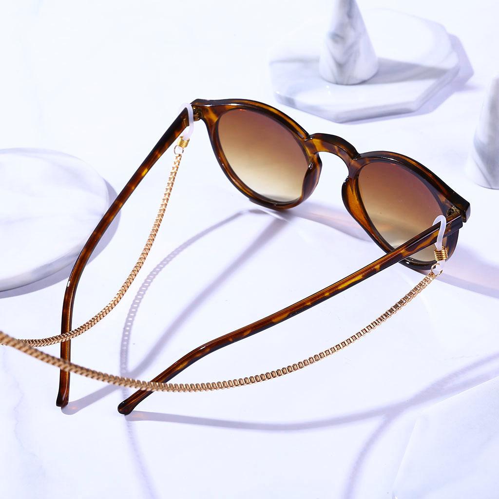Simple Screw Glasses Chain Square Buckles Anti-falling Sunglasses Eyeglass Cord