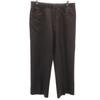 Made In Italy Piping Wool Slacks Pants 46 Brown Men's Used