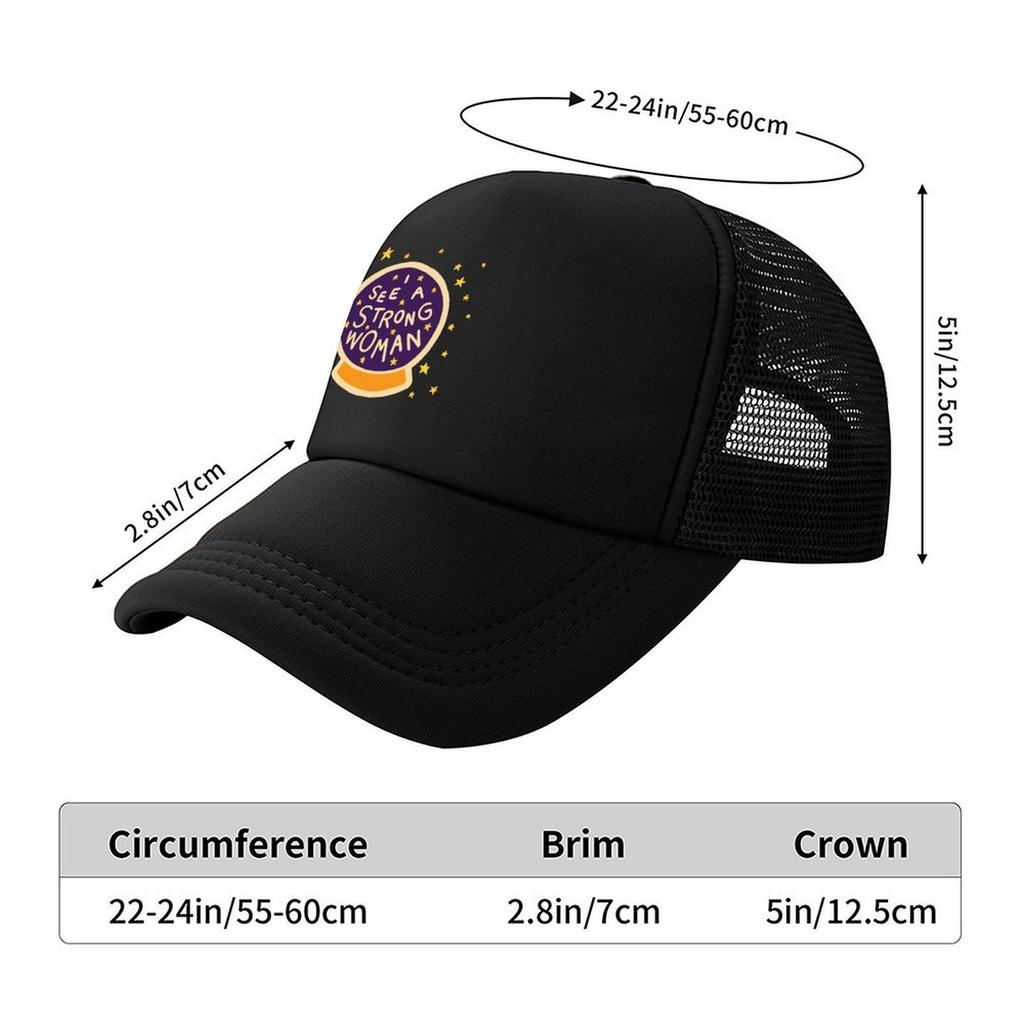 I See a Strong Woman Baseball Cap Dropshipping Sun Hat For Children Trucker Hat Streetwear Boy Women's