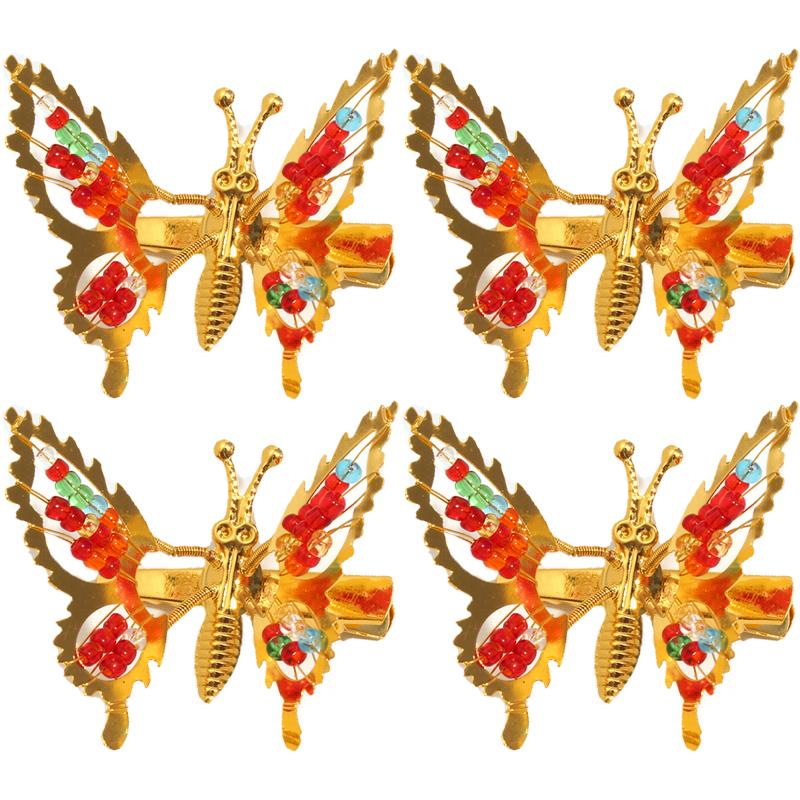 Move The Butterfly Spring Hair Clip Little Girl Super Girl Broken Duckbill Clip Hair Accessories