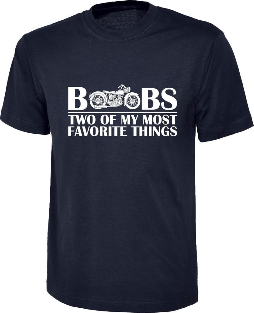 Boobs Bike Two Of My Most Favorite Things Tshirt Funny Offensive Unisex Top S