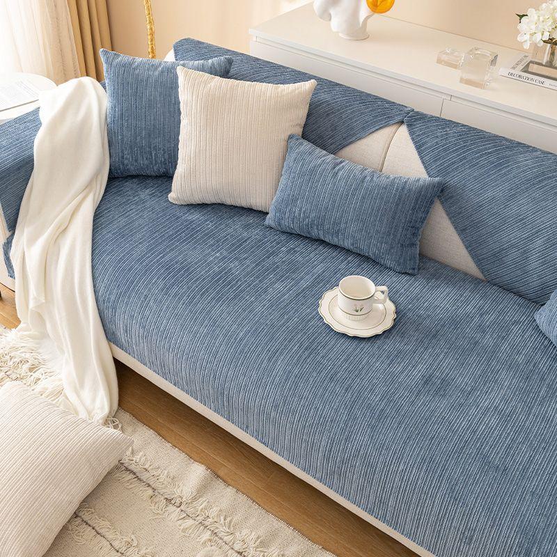 Nordisk Ins Premium Chenille Sofapute Stue Sofatrekk Sklisikker Matte Stoff Putetrekk Stoff