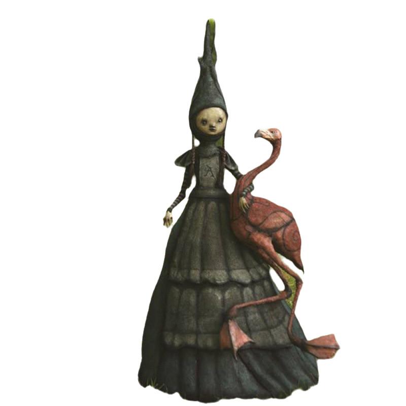 Halloween Ghost Witches Decorations Horror Props Garden Ornament Resin Craft