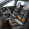 Mountain Lake Adventure Designed Car Seat Cover Set For Most Cars, Fashion Comfortable Car Seat Protector Covers Full Set, Univ