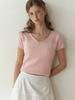 Liel Vigne Half V Knit (Pink)