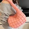 Cloud pleated bag women's summer new fashionable large-capacity bubble cloud bag literary shoulder bag