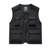 Spring Workwear Multi-Pocket V-Neck Casual Fishing Vest