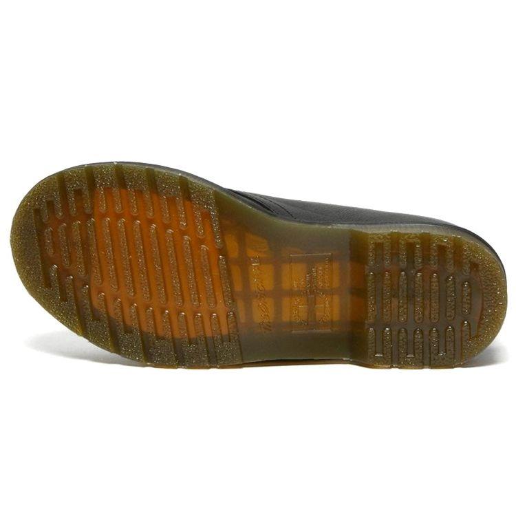 Dr. Martens 1461 Virginia Leder Klassische Lässige Flache Schuhe Damenschuhe Schwarz 24256001