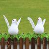 5-1pc  Artificial White Pigeon Foam Doves Peace Doves For Wedding Dec Birds Animal Decoration Pigeons Bird Crafts DIY Bird Decor