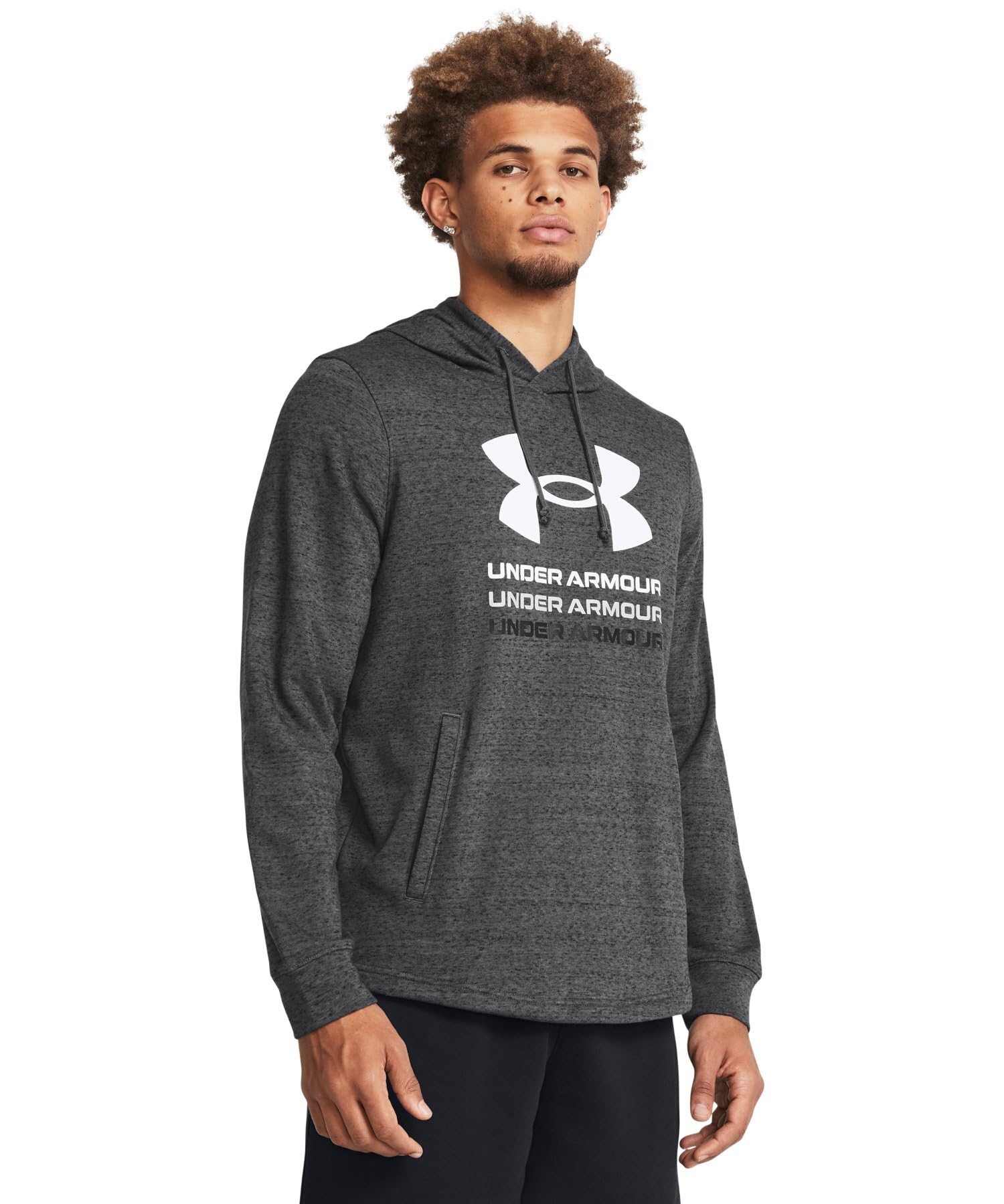 

Under Armour UA Rival Terry Graphic Castlerock Black XL //