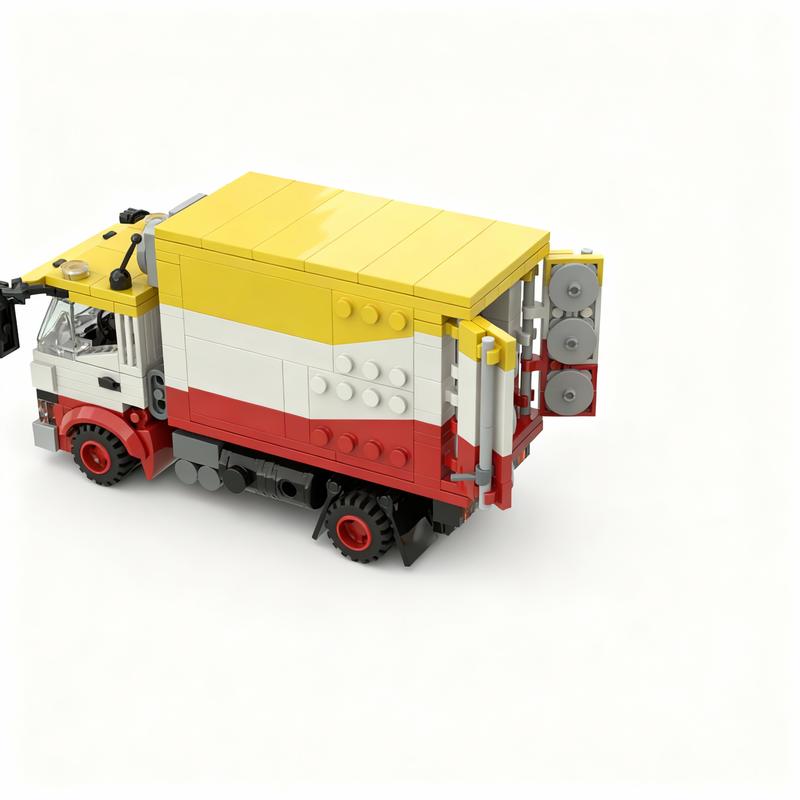 413 Teile MOC Technologie Cola Lieferwagen Modell DIY Kreativer Zusammenbau Bausteine Display Geburtstagsgeschenk Dekoration Haus Set