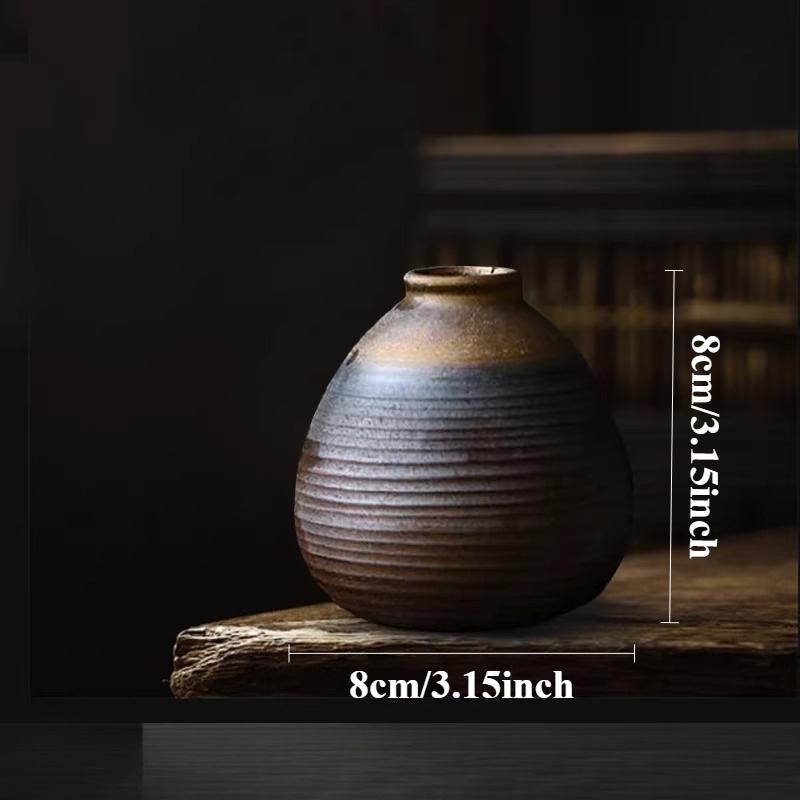 

1pc Composite Cement Vase, Household Flower Pot, Home Decoration, Desktop Vase, Hydroponic Flowerpot, Homestay Decorations