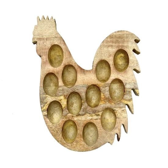 

Деревянная яичная тара диаметром 30,5 см.. Яичный лоток на 12 яиц. Упаковка: 1 шт.