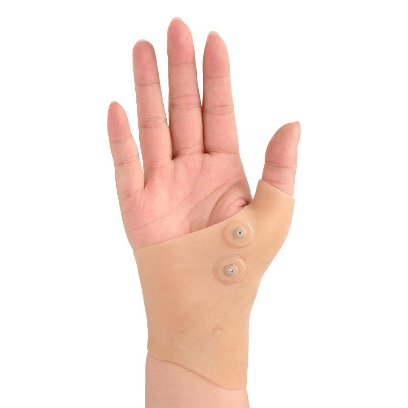 Silicone Magnetic Wrist Glove, Unisex Wrist Brace with Finger and Wrist Twisting Fixation, Tendon Sheath Sleeve