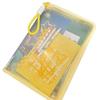 Transparent Zipper Pouch A4 Letter Size File Folder with Handle Portable Document Organizer for Office School Travel Supplies