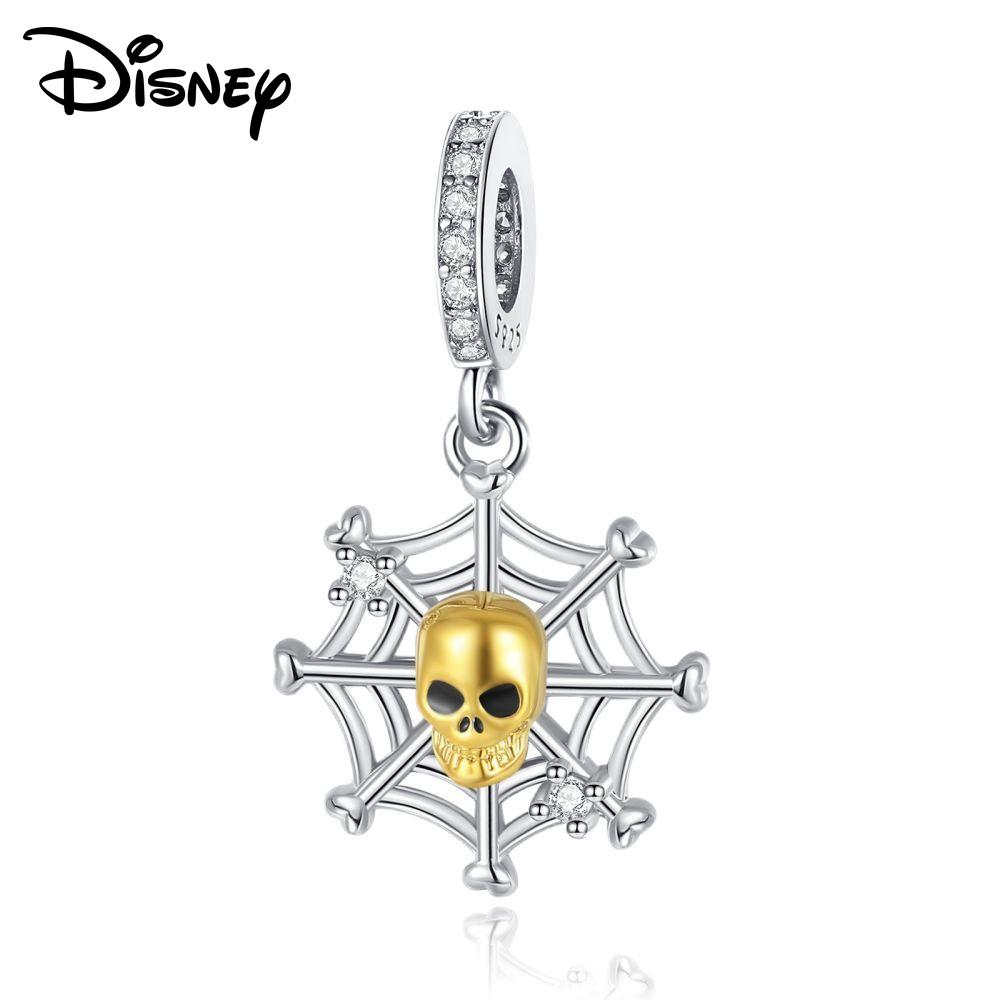 Disney 925 Silver Princess Castle And Minnie Tigger Pendant Beads Suitable For Diy Bracelets Are Girls' Fashion Jewelry