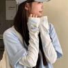 Butterfly Pattern UV Protection Ice Silk Arm Sleeves for Cycling & Driving