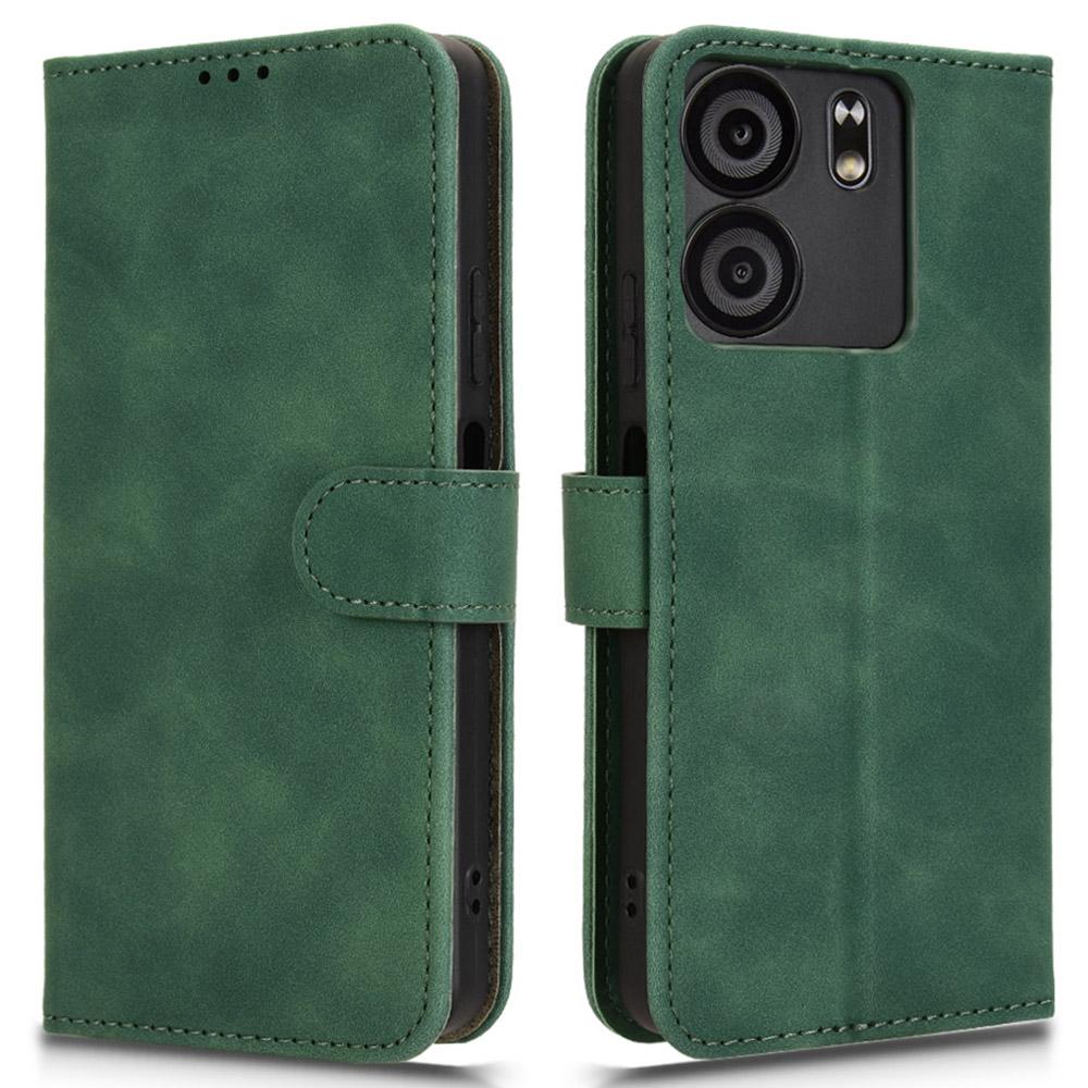 For BLU View 5 Case Skin-Touch PU Leather Wallet Phone Cover Stand View