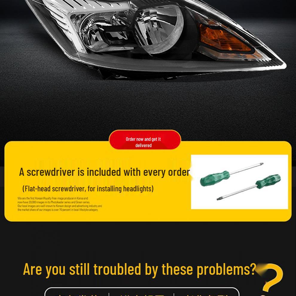 Ford Focus Classic Models (09/10/11/13) Original Headlight Assembly