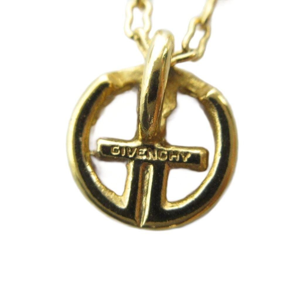 Used Givenchy GIVENCHY Necklace Accessories Pendant Logo Gold Color GY18 /MQ