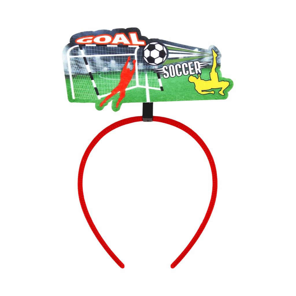 Dekoracja na urodziny w stylu piłkarskim Nakrycie głowy do kibicowania Rekwizyty na imprezę do oglądania meczów