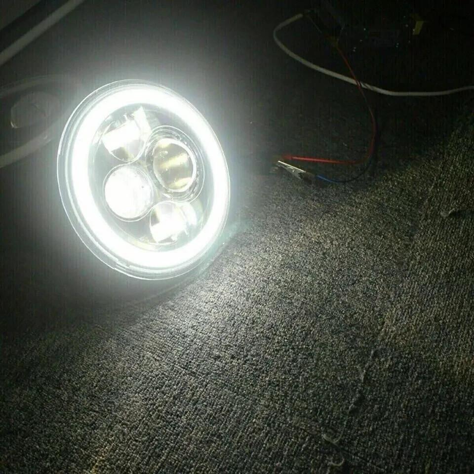 Suzuki Samurai SJ410 SJ413 LED Headlight DRL Hi/Lo Beam 7" Inch (Pair) |Fit For