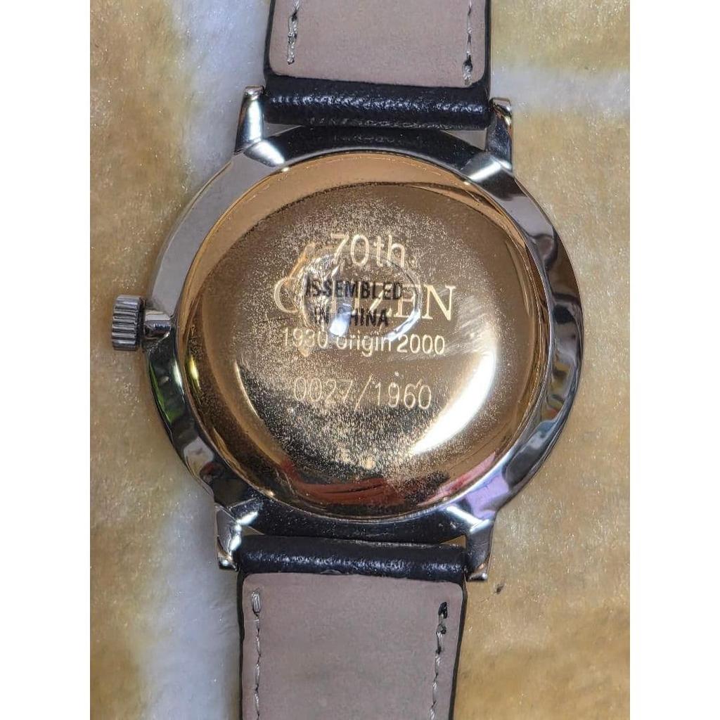 Used CITIZEN 70th Anniversary Watch Homer Reissue Model