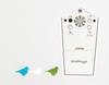 KOOKOO Birdhouse Mini White Wall Clock - A modern dove-shaped wall clock, perfect as a gift for grandchildren, anniversaries, or as an interior design