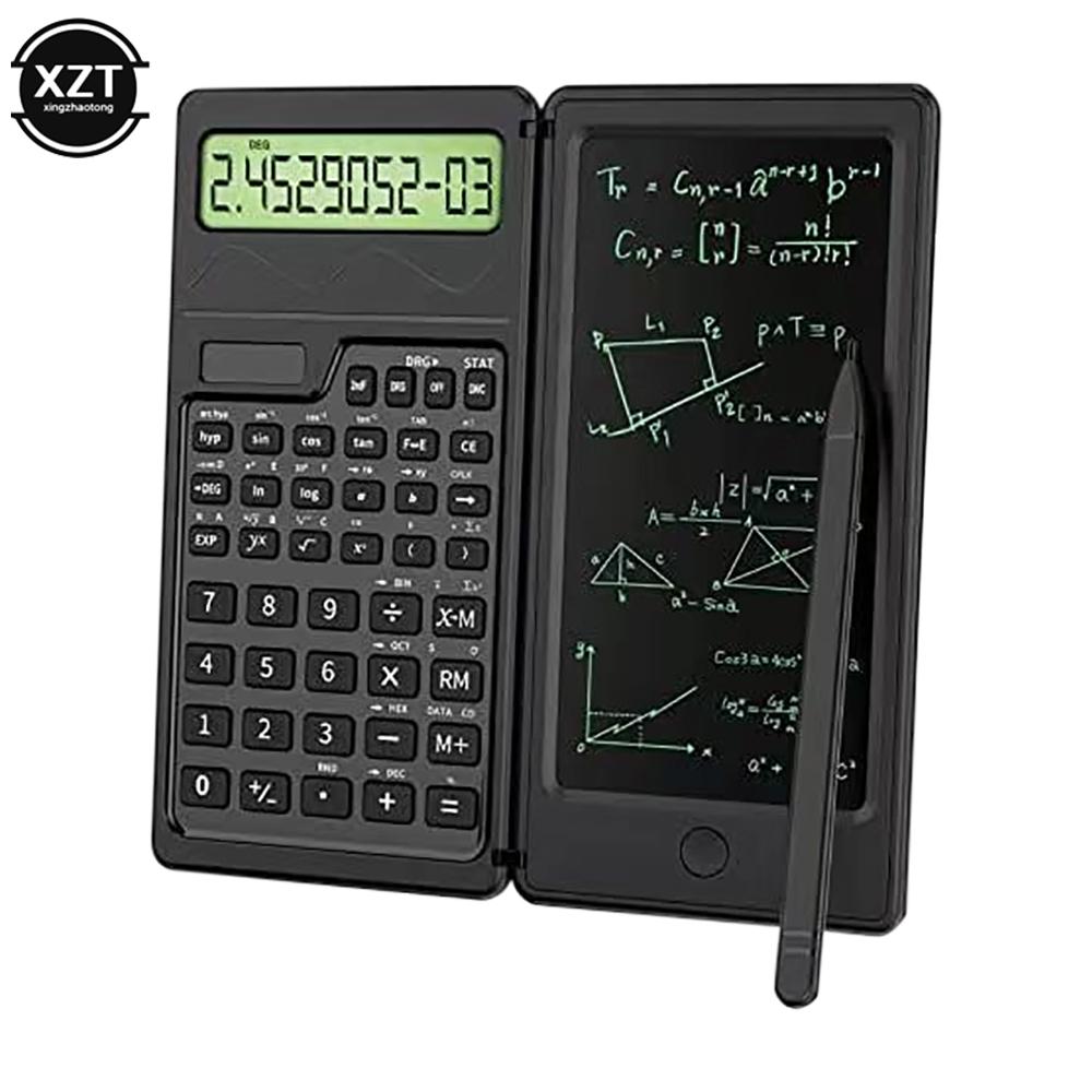 Portable Smart Calculator LCD Screen Writing Tablet Folding Scientific Calculator Tablet Digital Drawing Pad With Stylus Pen