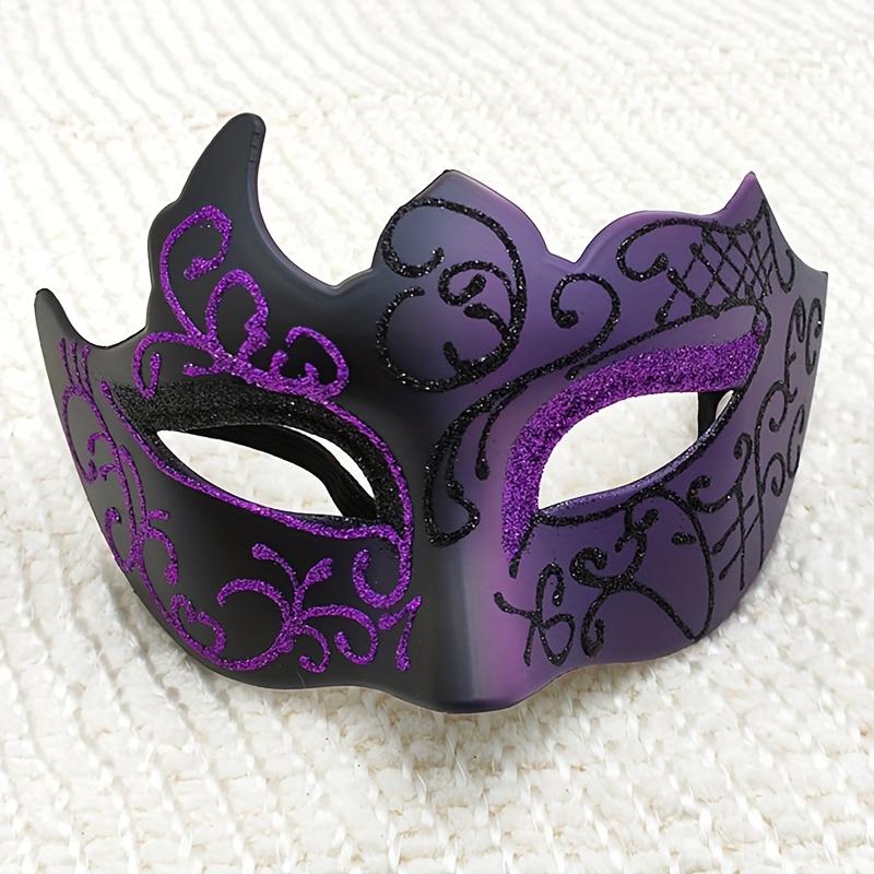 

Hand painted high-end Party Bar Masquerade For Women Men фіолетовий
