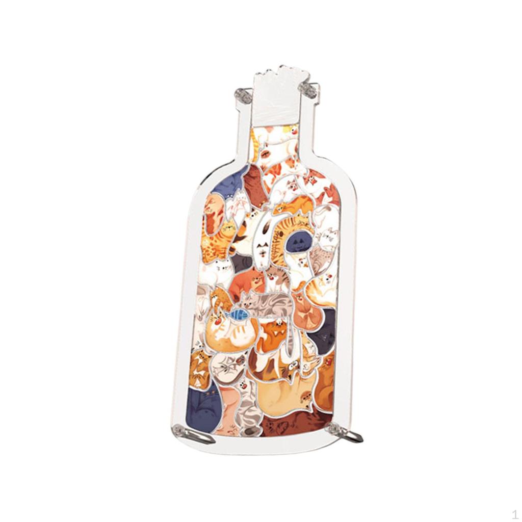 Animal Puzzle Toys Acrylic Puzzles Sensory Learning DIY Educational Toy Bottle for